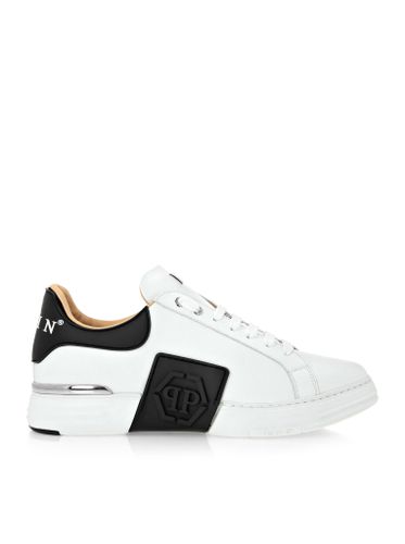 LO-TOP SNEAKERS PHANTOM KICK$ LEATHER HEXAGON - Man - Philipp Plein - Modalova