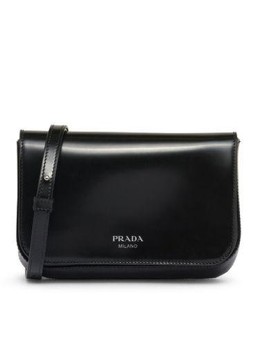 Mini shoulder bag in brushed leather - - Man - Prada - Modalova