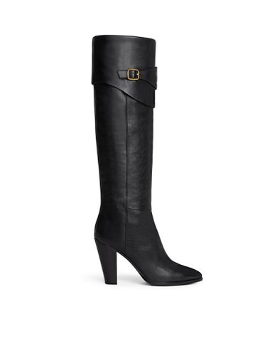 WILTERN RIDING BOOT WITH TRIOMPHE LOGO IN CALF LEATHER - - Woman - Celine - Modalova