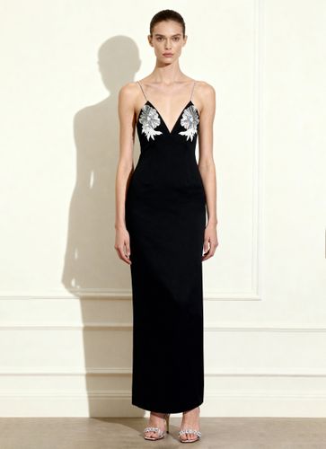 Ayliua Sweetheart-Neckline Rhinestones Embellished Black Long Dress - Black - JW PEI - Modalova