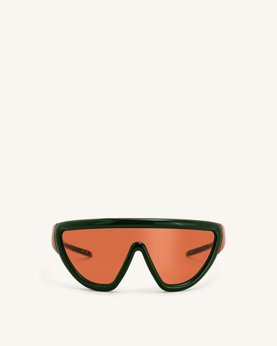 Angelica D Frame Sunglasses - Green - JW PEI - Modalova