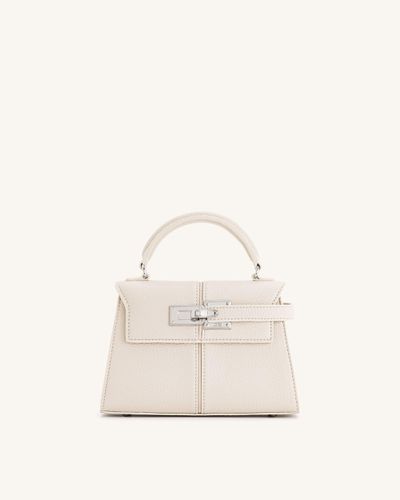 Elise Top Handle Bag - White - JW PEI - Modalova