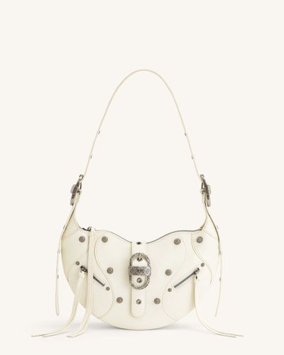 Tessa Crushed Shoulder Bag - White - JW PEI - Modalova