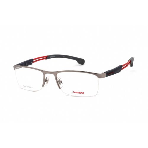 Unisex Eyeglasses - Matte Ruthenium Rectangular Frame / 4408 0R81 00 - Carrera - Modalova
