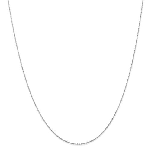 K White Gold .5 mm Carded Cable Rope Chain / 10K5RW - Jewelry - Modalova