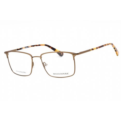 Men's Eyeglasses - Light Brown Metal Rectangular Frame / WES 0TUI 00 - Banana Republic - Modalova