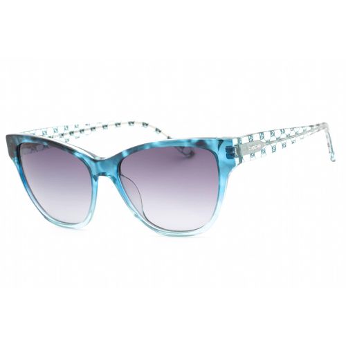Women's Sunglasses - Blue Gradient Zylonite Full Rim Cat Eye Frame / BB7236 410 - Bebe - Modalova
