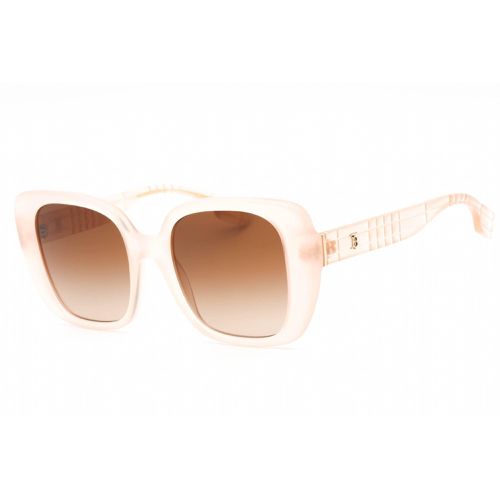 Women's Sunglasses - Transparent Pink Square Plastic Frame / 0BE4371 406013 - BURBERRY - Modalova