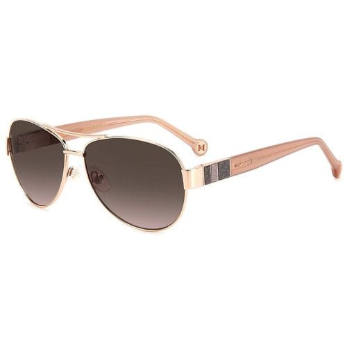 Women's Sunglasses - Gold Copper Navigator Frame / HER 0135/S 0DDB - Carolina Herrera - Modalova