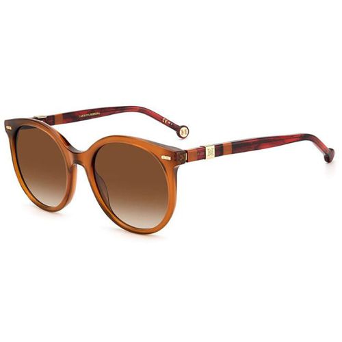 Women's Sunglasses - Transparent Brown Round Frame / CH 0046/S 0BRZ - Carolina Herrera - Modalova