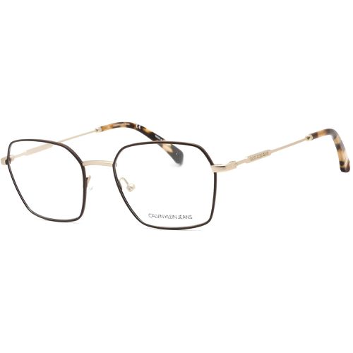 Men's Eyeglasses - Satin Dark Brown Full Rim Frame / CKJ20102 201 - Calvin Klein Jeans - Modalova