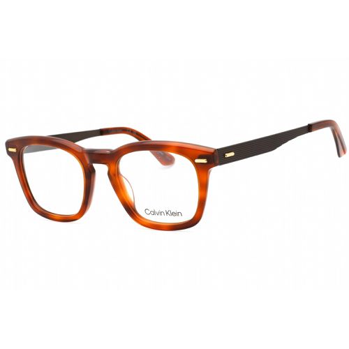 Men's Eyeglasses - Blonde Havana Plastic Frame Clear Lens / CK21517 213 - Calvin Klein - Modalova