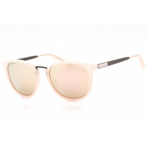 Unisex Sunglasses - Milky Blush Full Rim Round Frame / R365S 682 - Calvin Klein Retail - Modalova