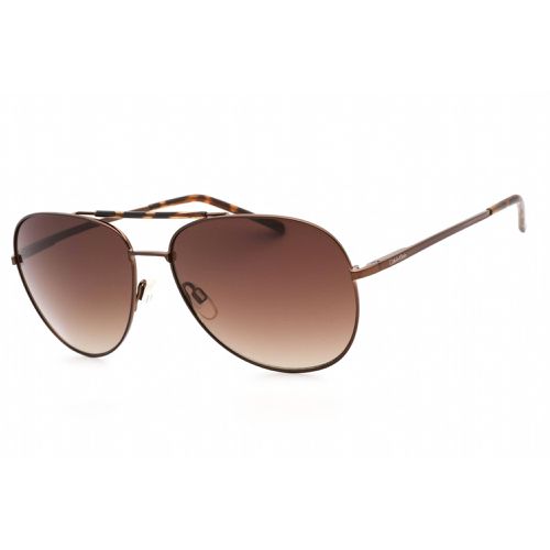 Unisex Sunglasses - Chocolate Full Rim Aviator Frame / R143S 200 - Calvin Klein Retail - Modalova
