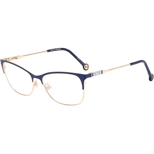 Women's Eyeglasses - Gold Blue Metal Frame Demo Lens / CH 0074 0LKS - Carolina Herrera - Modalova