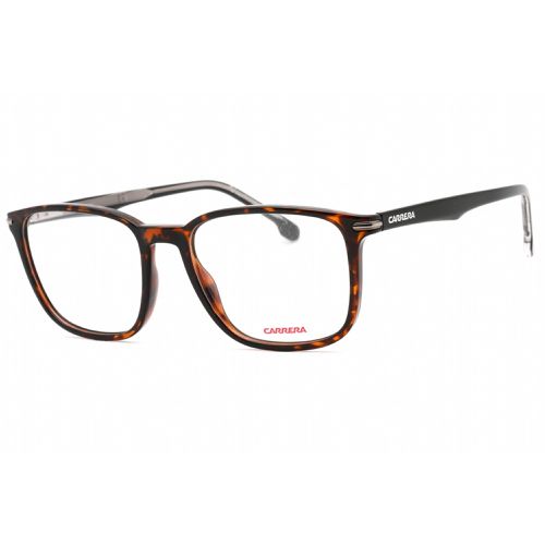 Men's Eyeglasses - Havana Square Frame Clear Demo Lens / 292 0086 00 - Carrera - Modalova