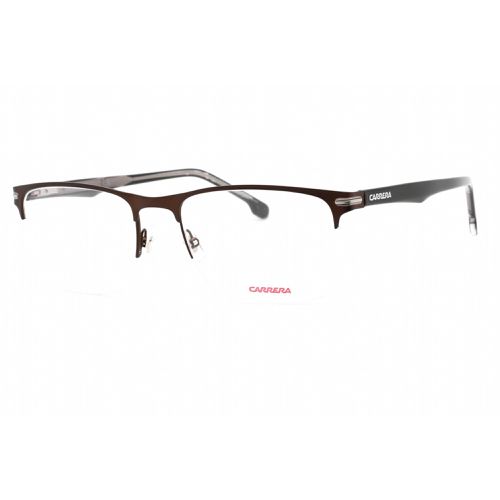 Men's Eyeglasses - Matte Brown Metal Rectangular Frame / 291 0YZ4 00 - Carrera - Modalova