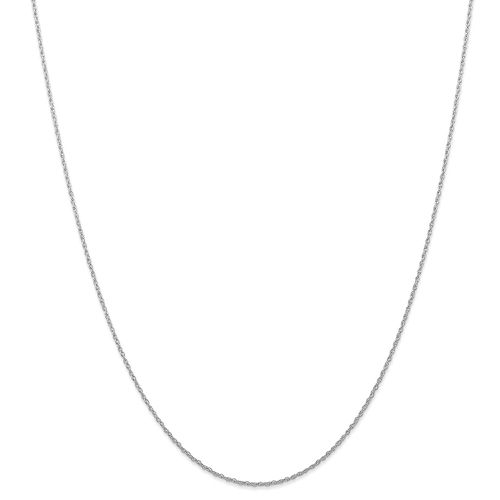 K White Gold Carded Rhodium-plated 0.70mm Rope Chain / 10K7RW - Jewelry - Modalova