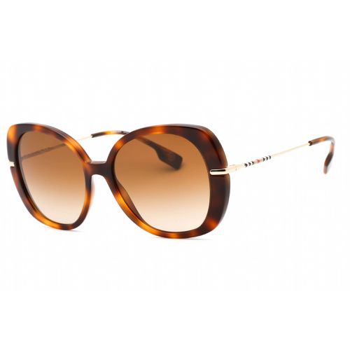 Women's Sunglasses - Light Havana Plastic Butterfly Frame / 0BE4374 331613 - BURBERRY - Modalova