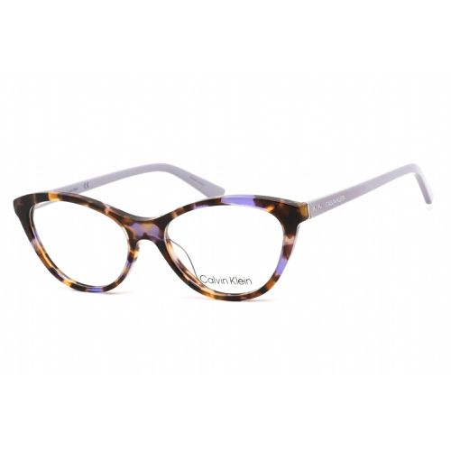 Women's Eyeglasses - Cat Eye Iris Tortoise Plastic Frame / CK20506 524 - Calvin Klein - Modalova