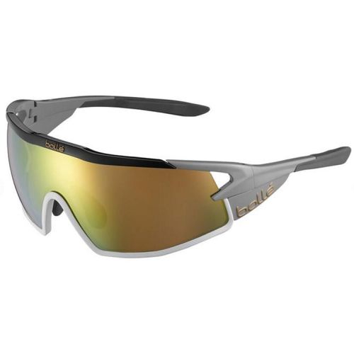 Unisex Sunglasses - Wraparound Frame / B-ROCK PRO BLACK SHINY - BROWN GOLD - Bolle - Modalova