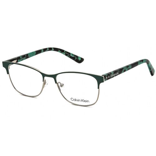 Women's Eyeglasses - Jade Rectangular Frame Clear Lens / CK19305 314 - Calvin Klein - Modalova