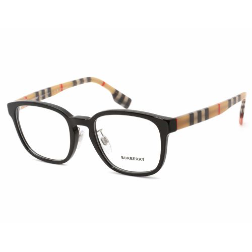 Men's Eyeglasses - Black Rectangular Plastic Frame Clear Lens / 0BE2344F 3952 - BURBERRY - Modalova