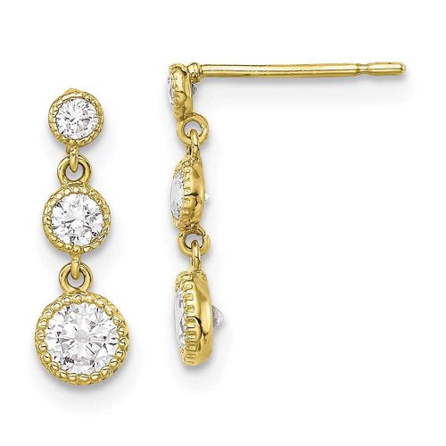K CZ Dangle Earrings - Jewelry - Modalova