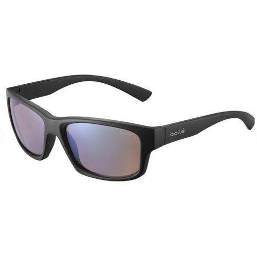 Unisex Sunglasses - Black Matt Rectangular Frame / HERON BLACK MATT - TNS - Bolle - Modalova