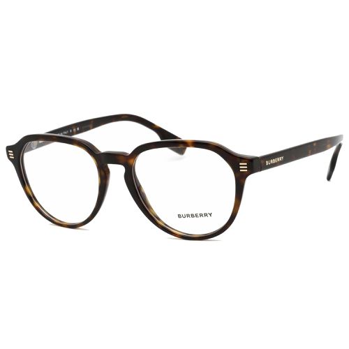 Men's Eyeglasses - Dark Havana Round Plastic Frame, 52 mm / 0BE2368 3002 - BURBERRY - Modalova