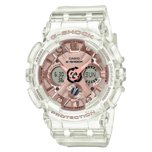 Women's Watch - G-Shock Ana-Digi Dial Resin Strap Shock Resistant / GMAS120SR-7A - Casio - Modalova