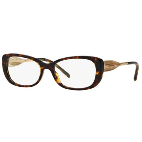 Women's Eyeglasses - Dark Havana Rectangular Frame / 0BE2203 3002 - BURBERRY - Modalova