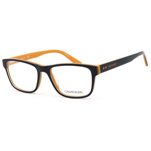 Men's Eyeglasses - Navy/Maize Full Rim Frame Clear Lens / CK18540 415 - Calvin Klein - Modalova