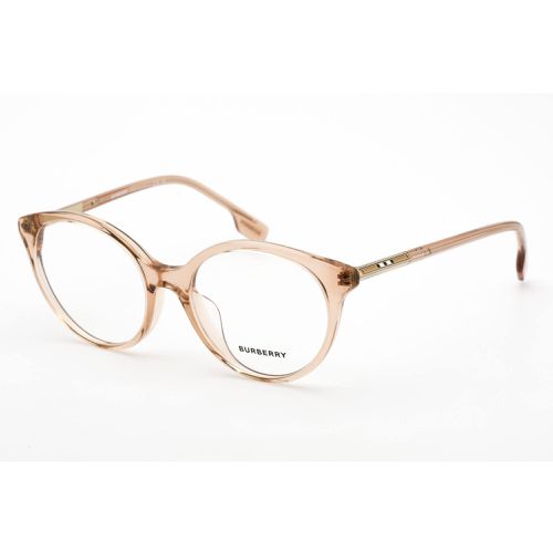 Women's Eyeglasses - Transparent Peach Pink Acetate Frame / 0BE2349F 3358 - BURBERRY - Modalova