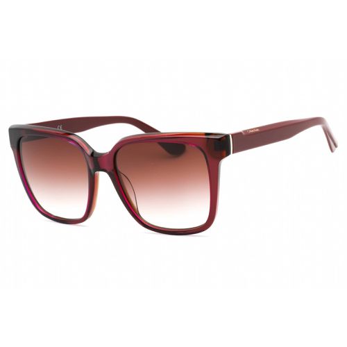 Women's Sunglasses - Burgundy Frame Brown Gradient Lens / CK21530S 605 - Calvin Klein - Modalova
