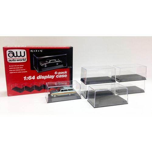 Auto World Collectible Display Show Cases - For 1/64 Scale Model Cars, 6 Pieces - Autoworld - Modalova