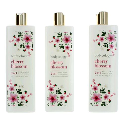 Cherry Blossom by , 3 Pack 16 oz 2 in 1 Body Wash & Bubble Bath for Women - Bodycology - Modalova