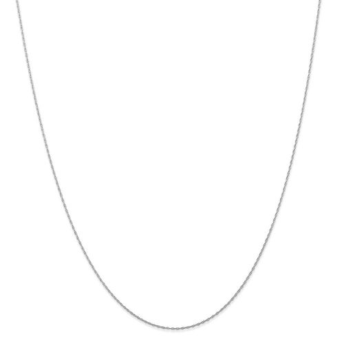 K White Gold .5 mm (CARDED) Cable Rope Chain - Jewelry - Modalova