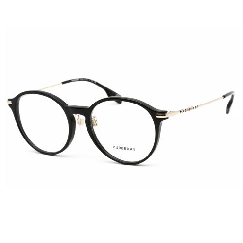 Women's Eyeglasses - Black Round Full Rim Plastic Frame / 0BE2365F 3001 - BURBERRY - Modalova