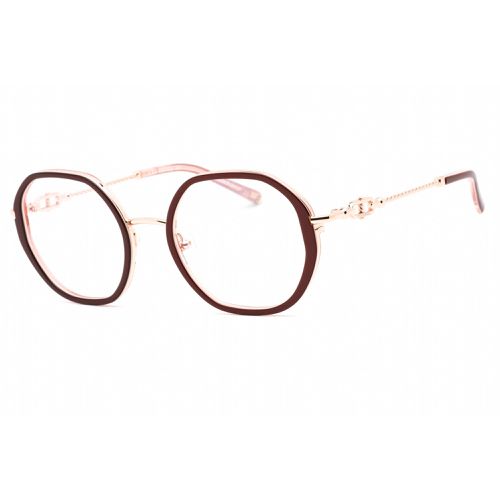 Men's Eyeglasses - Full Rim Shiny Pink Gold/Burgundy Hexagon / PC71050 C03 - Charriol - Modalova
