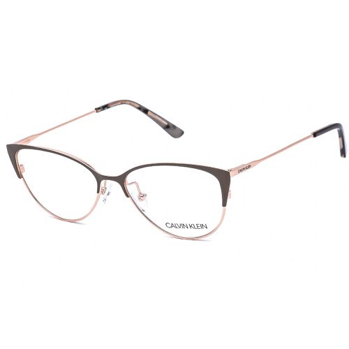 Women's Eyeglasses - Cat Eye Full Rim Metal Clear Lens / CK18120 201 - Calvin Klein - Modalova