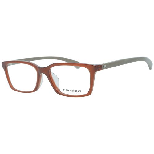 Men's Eyeglasses - Crystal Chestnut Plastic Frame / CKJ945AF 253 - Calvin Klein Jeans - Modalova