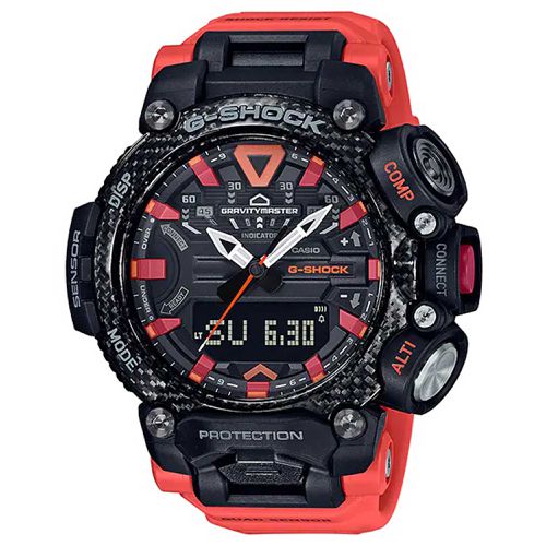 Men's Watch - G-Shock Gravitymaster Black Ana-Digi Dial Resin Strap / GRB200-1A9 - Casio - Modalova