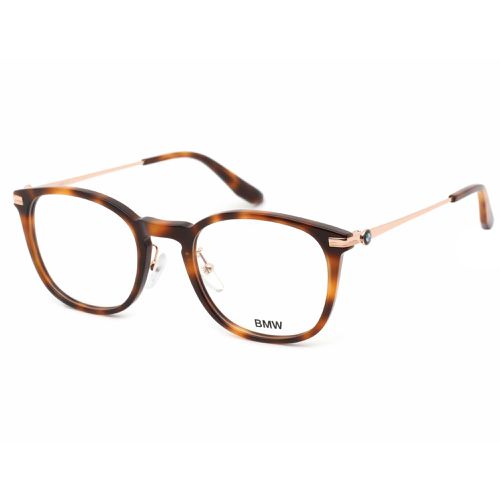 Men's Eyeglasses - Dark Havana Acetate Full Rim Frame Clear Lens / BW5021 052 - BMW - Modalova