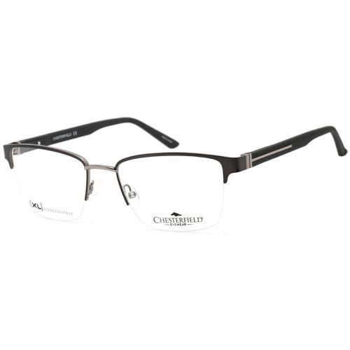 Men's Eyeglasses - Black and Matte Grey Square Frame / CH 87XL 0FRE 00 - Chesterfield - Modalova