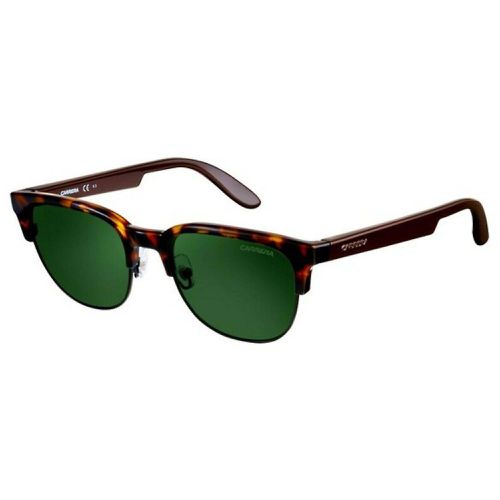 Unisex Sunglasses - Matte Blue Plastic Frame Orange Mirrored Lens / 5047/S FLL - Carrera - Modalova