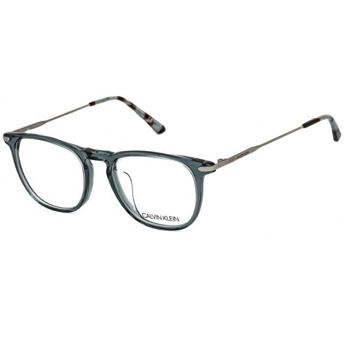 Men's Eyeglasses - Crystal Slate Blue Frame Clear Lens / CK18715A 419 - Calvin Klein - Modalova