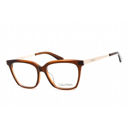 Women's Eyeglasses - Full Rim Cat Eye Brown Plastic Frame / CK22509 200 - Calvin Klein - Modalova