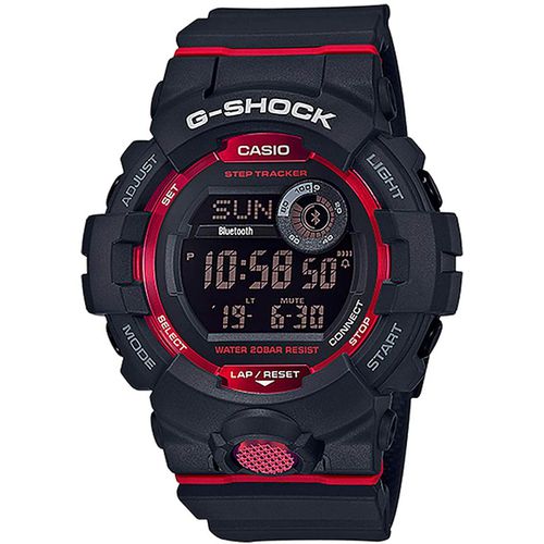 Men's Digital Watch - G-Squad Dual Time Black Dial Resin Strap Quartz / GBD800-1 - Casio - Modalova