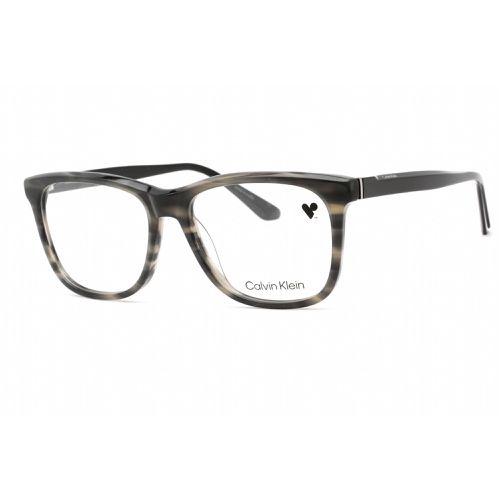 Men's Eyeglasses - Grey Havana Plastic Rectangular Frame / CK22507 025 - Calvin Klein - Modalova